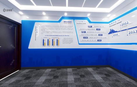 企业品牌馆案例展示_设计公司展厅